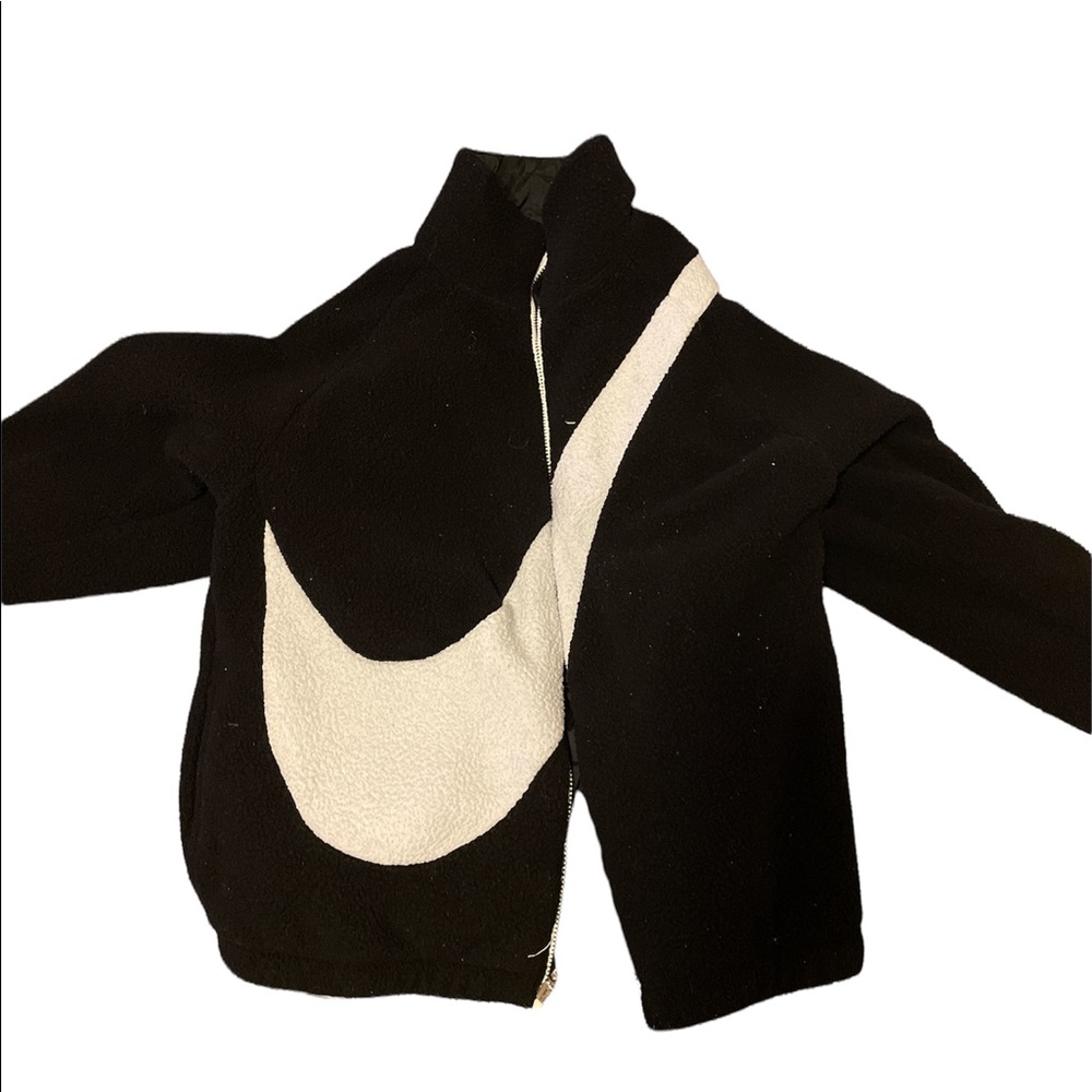 nike reversible reflective oversized jacket